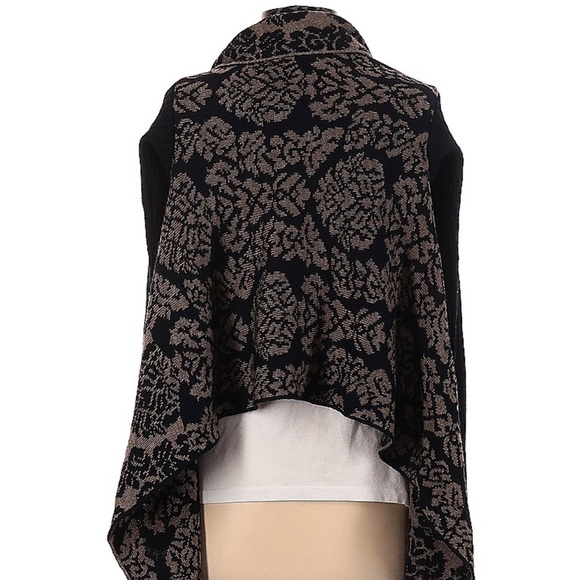 Shima Novelli Black and Gold Cardigan Sweater Small - Picture 3 of 7